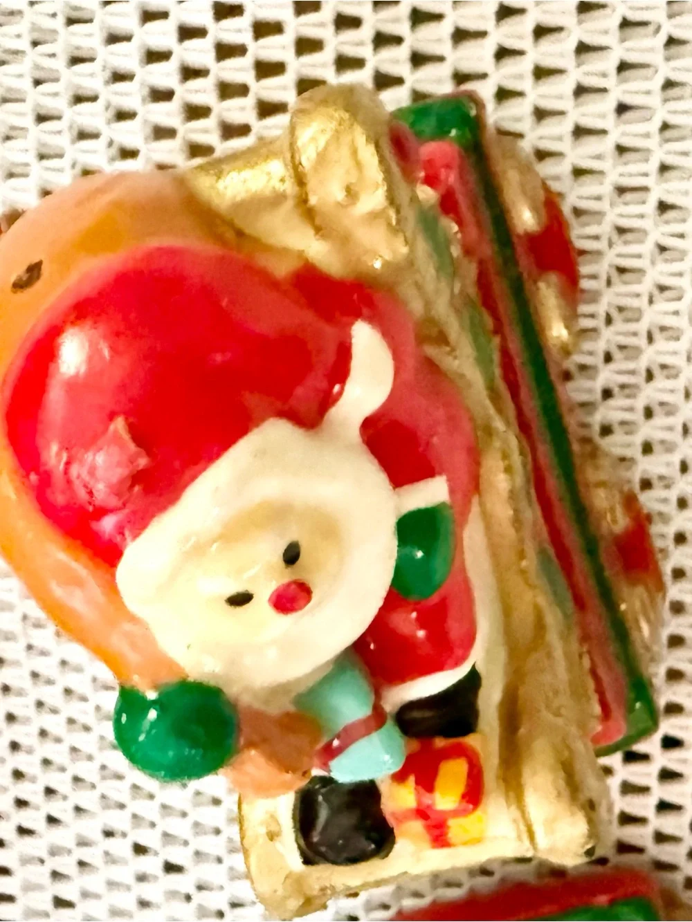 Vintage 4-Piece Christmas Train Wax Candle Set